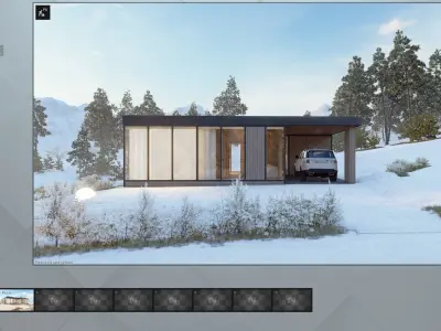 Lumion 12 winter scene  3D model