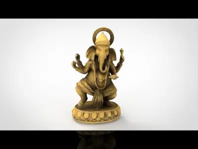 GANESHA statue 3D model