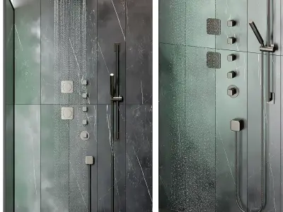 Shower 07 3D model