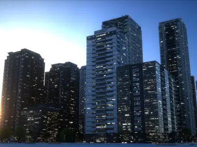 City Block Type B39 3D model