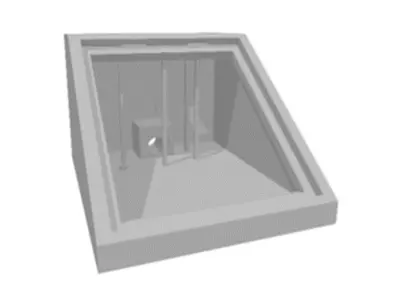 MEMORIAL LED ELECTRONIC LIGHT  CANDLE CHRISTIAN 3D print model