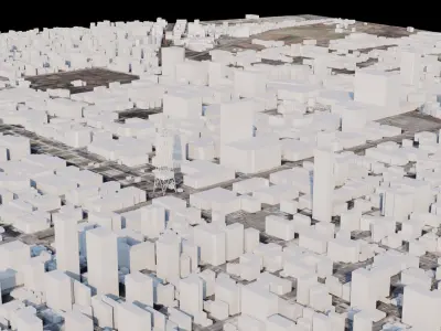 Sapporo - Japan 3D model