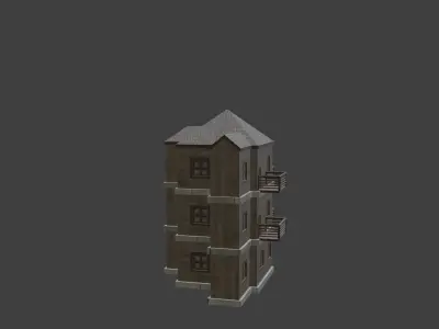 House Model 27 Low-poly 3D model