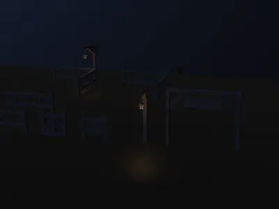 medieval fantasy house  Low-poly 3D model