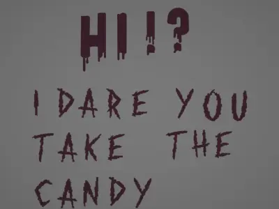 Spooky Candy Wall Art 3D print model