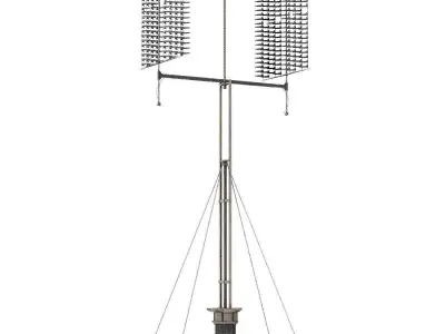 Army   Antenna  Pack   3 Types Low-poly 3D model