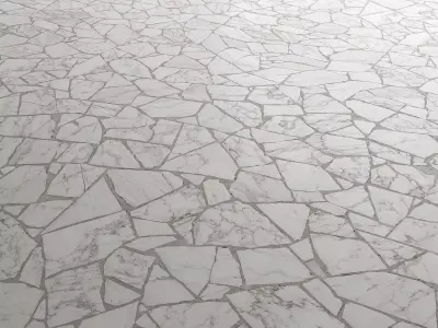 Floor Mosaic Crackle Marble Classic 07 Texture