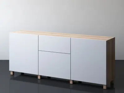 BESTA Storage combination 3D model