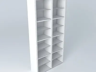 Shelf Cabinet DOORS HREGOFS 22 12 BRW Milano Oak 3D model