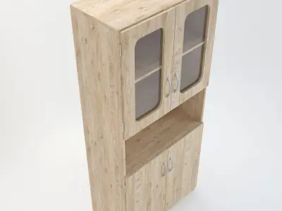Wooden Cabinet 26 3D model