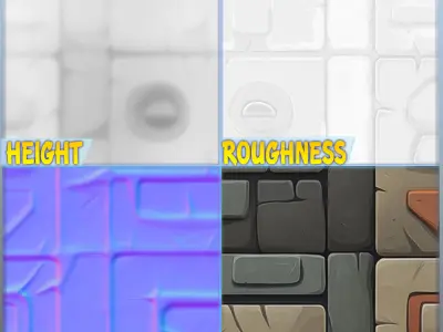 Stylized Wall Seamless Texture Texture 57
