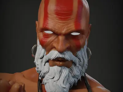 Dhalsim Street Fighter 6 3D Print Model STL 3D print model 3D print model