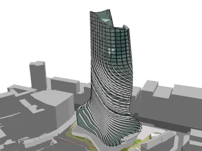 vacation spot-Resort-Fashion Leisure Hotel-0237 3D model