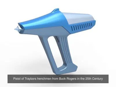 Custom Buck Rogers 3D Model Pack