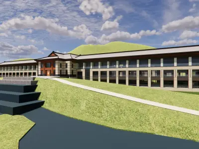 Homes and care center -A3 3D model