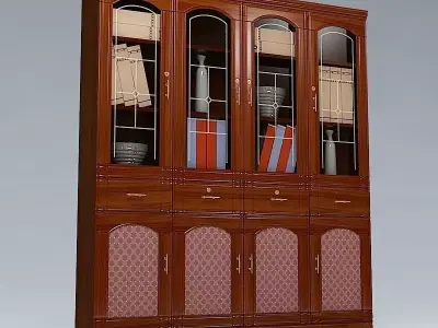 Breakfront Cabinet 3D model