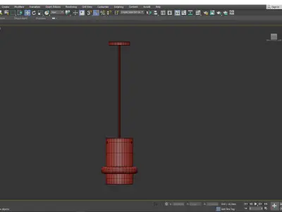 Beckenham One Light Pendant Light Low-poly 3D model