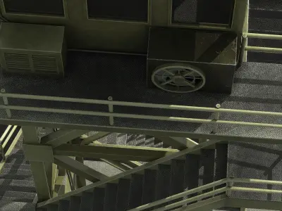 Watchtowers v3 Low-poly 3D model