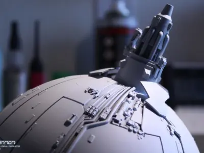 ION CANON HOTH DEFENSE 3D print model