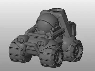 CHIBI-TECH SD - BATTLE BUGGY 3D print model