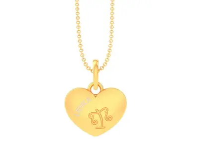 Kids Heart Pendants 3dm STL OBJ FBX Renders Details 3D print model 3