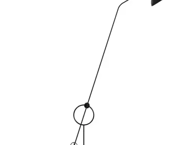 Mantis BS8 Floor Lamp by DCW Editions 3D model