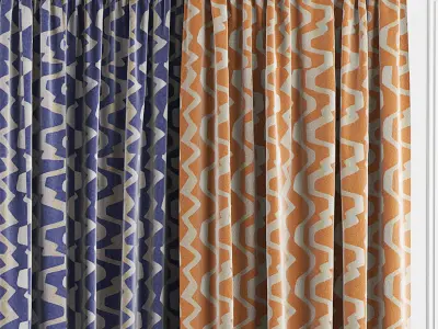 Curtain Set 36 3D model