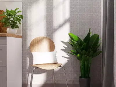 Ivory Geometric Relief Wallpaper  Texture
