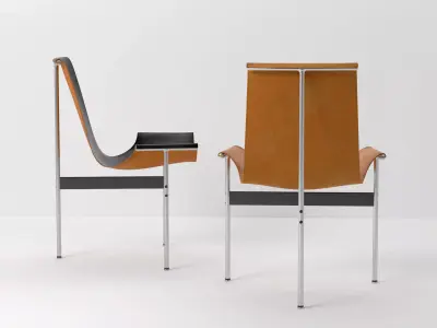 T-Chairs three chairs 3D model