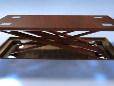 Embeded table Free 3D model