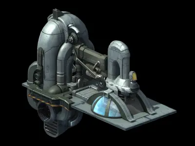Mechanical Construction - Energy Producer 01 3D model