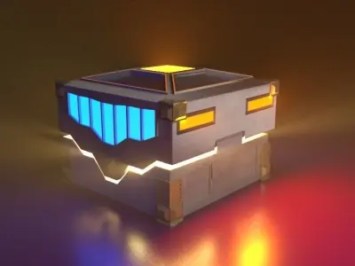 Treasure Box Free 3D model
