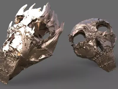 Nordor Dark Moon mask  collection  3D model