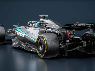  Mercedes F1 W16 2025 Formula 1 Race Car 