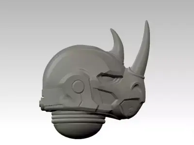 space helmet mkrhino prime 3d printable 3D print model
