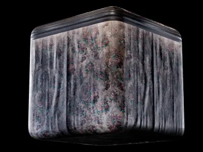 VintageWallpaperPack Low-poly 3D model