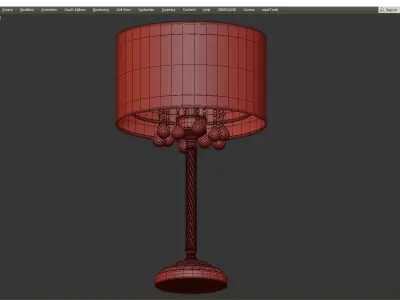  MOISELLE CRYSTAL TABLE LAMP Low-poly 3D model