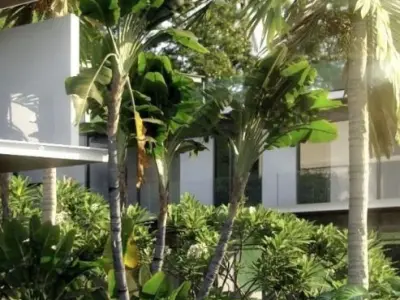 Villa exterior  3D model purchase