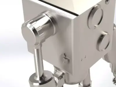 Stylized Robot 3D Print Ready Mechanical Robot Figure STL File 3D print model