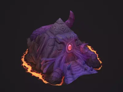 Marmoset Py Ramid Low-poly 3D model