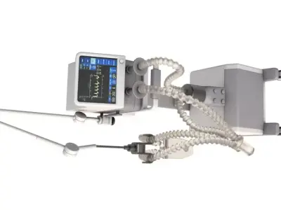 Medical Ventilator System 3D model