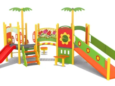 Tree Playground 3D model