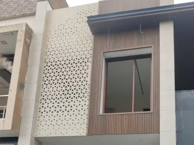 Parametric CNC lattice jaali pattern Grasshopper Rhino Download 3D model