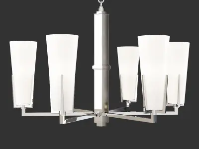 UPTON CHANDELIER Low-poly 3D model