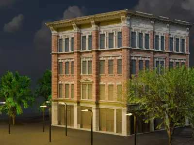 High Quality Building 3D Model 3D model