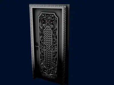 the door ornate 3D model