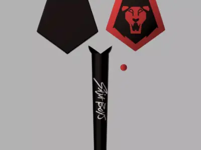 Kpop Demon Hunters Light Stick of Saja Boys 3D print model