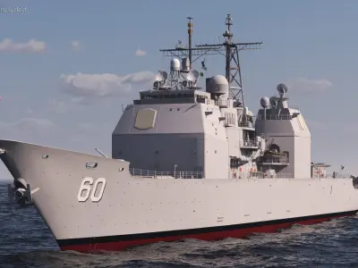  US Navy Warship CG-60 