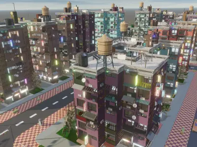 RK BUILDING GENERATOR  3D model