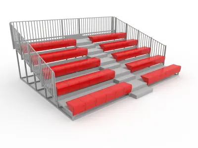 Collection Bleachers 15 3D Model Pack